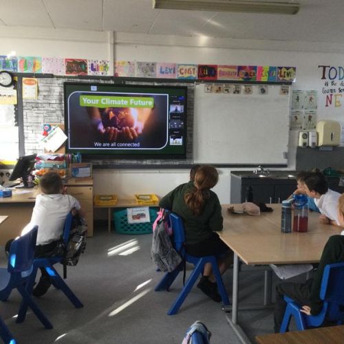 Key Stage 2 pupils enjoyed an online workshop about Climate Change.