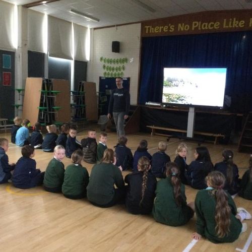 Stephen from the Marine Conservation Society delivered really interesting and informative workshops to our Key Stage 2 pupils.